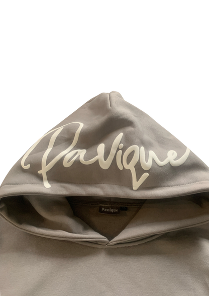 Puffprint Hoodie Grey