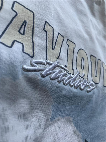 René T-shirt blauw