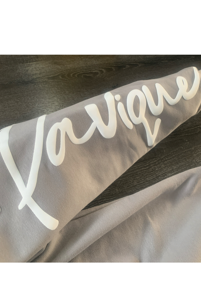 Puffprint Hoodie Grey