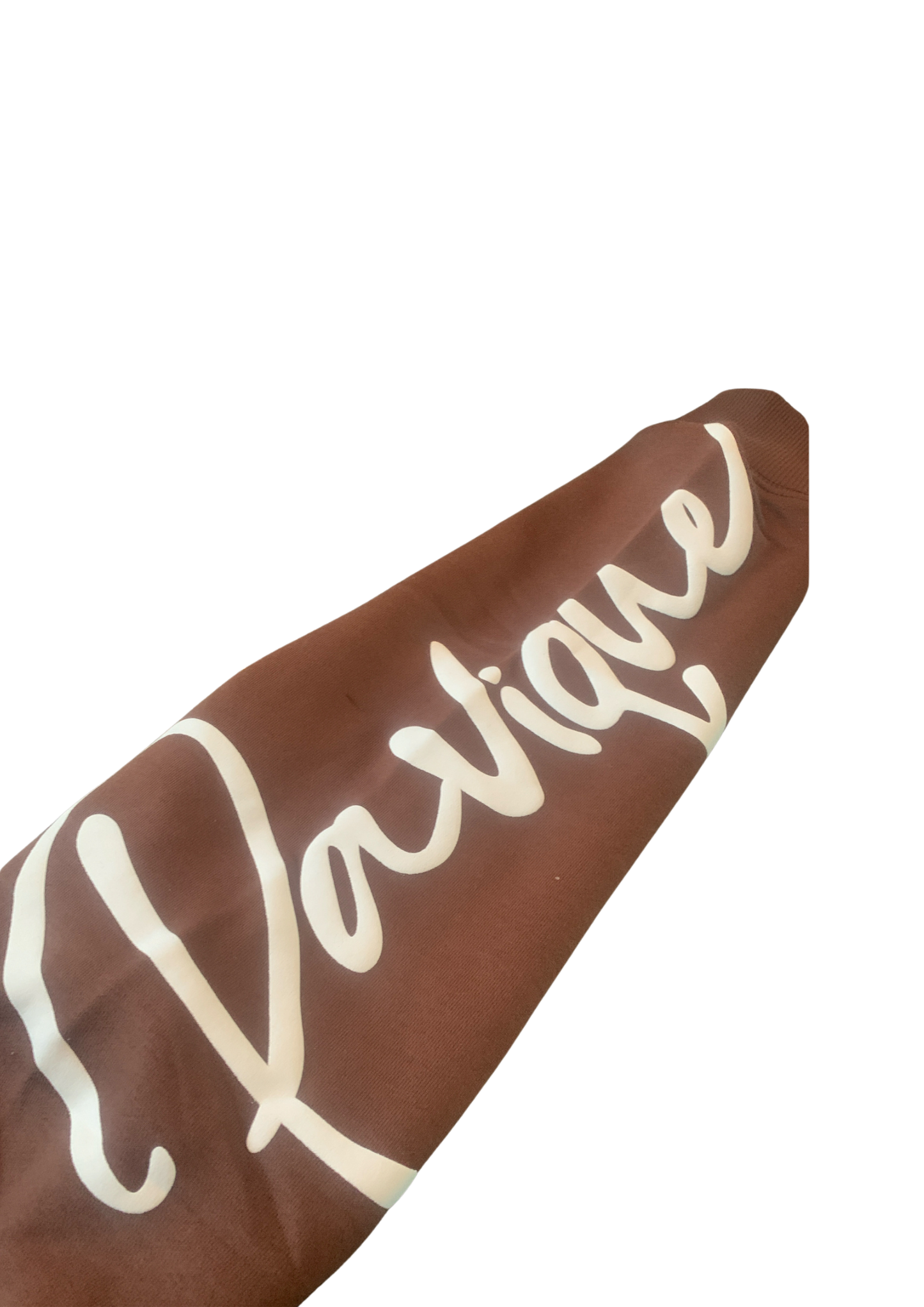 Puffprint Hoodie Brown