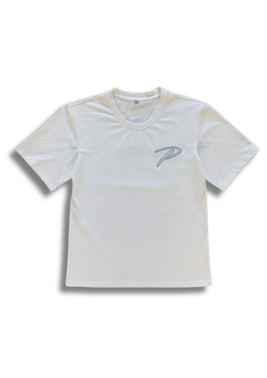René T-shirt blauw